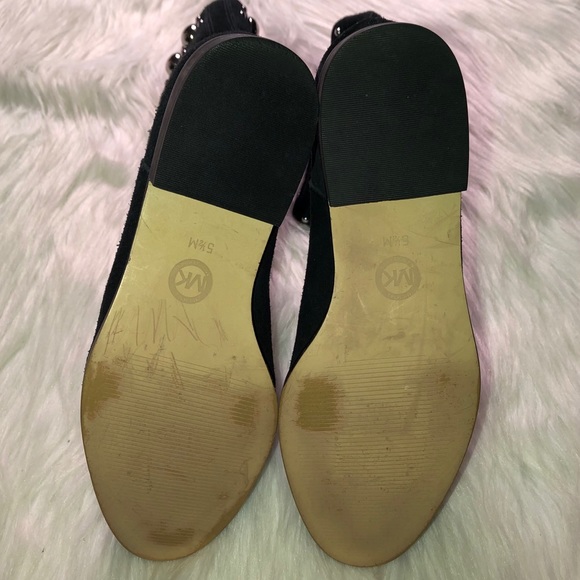Michael Kors”Hayes”Sphere Stud Suede Booties-5.5 - Picture 12 of 12